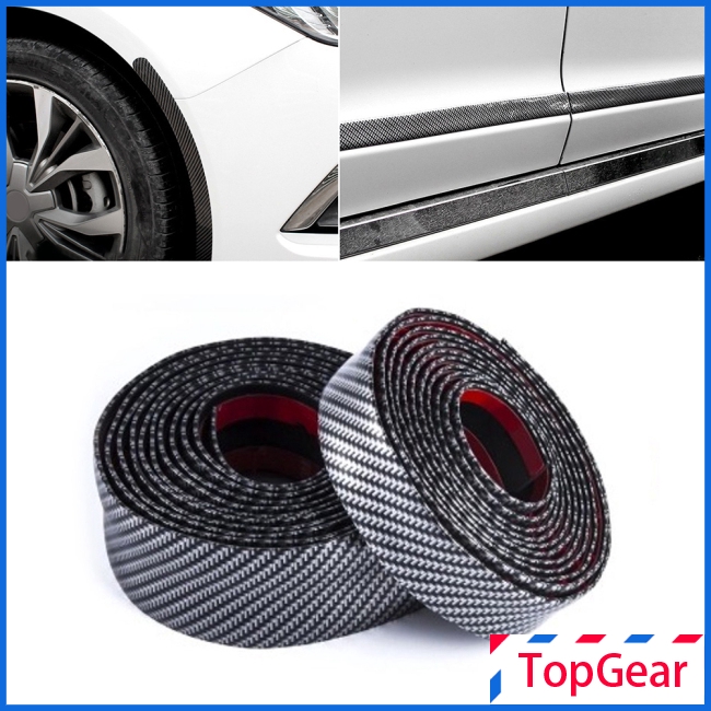 Sticker bằng cao su sợi carbon chuyên dụng cho bảo vệ thân xe