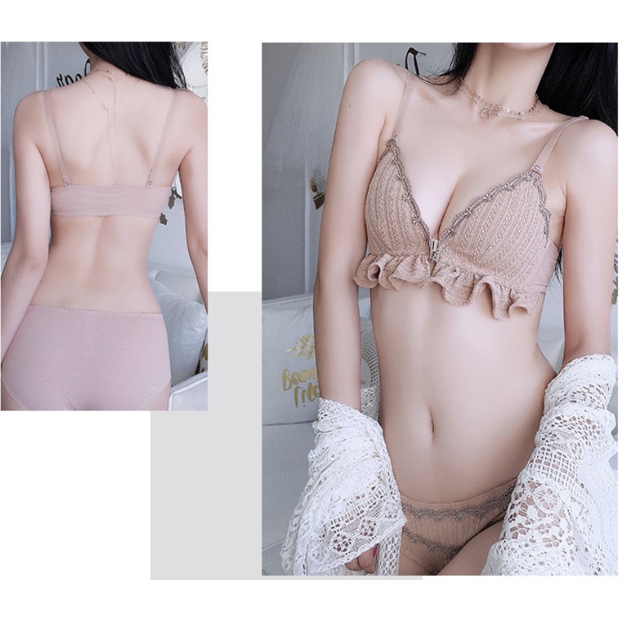 Set Đồ Lót ❤️FREESHIP❤️ Bộ Đồ Lót Thổ Cẩm Cài Trước - Áo Lót Nữ Đệm Mỏng Không Gọng Thêu Ren Thoáng Khí Siêu Đẹp | BigBuy360 - bigbuy360.vn