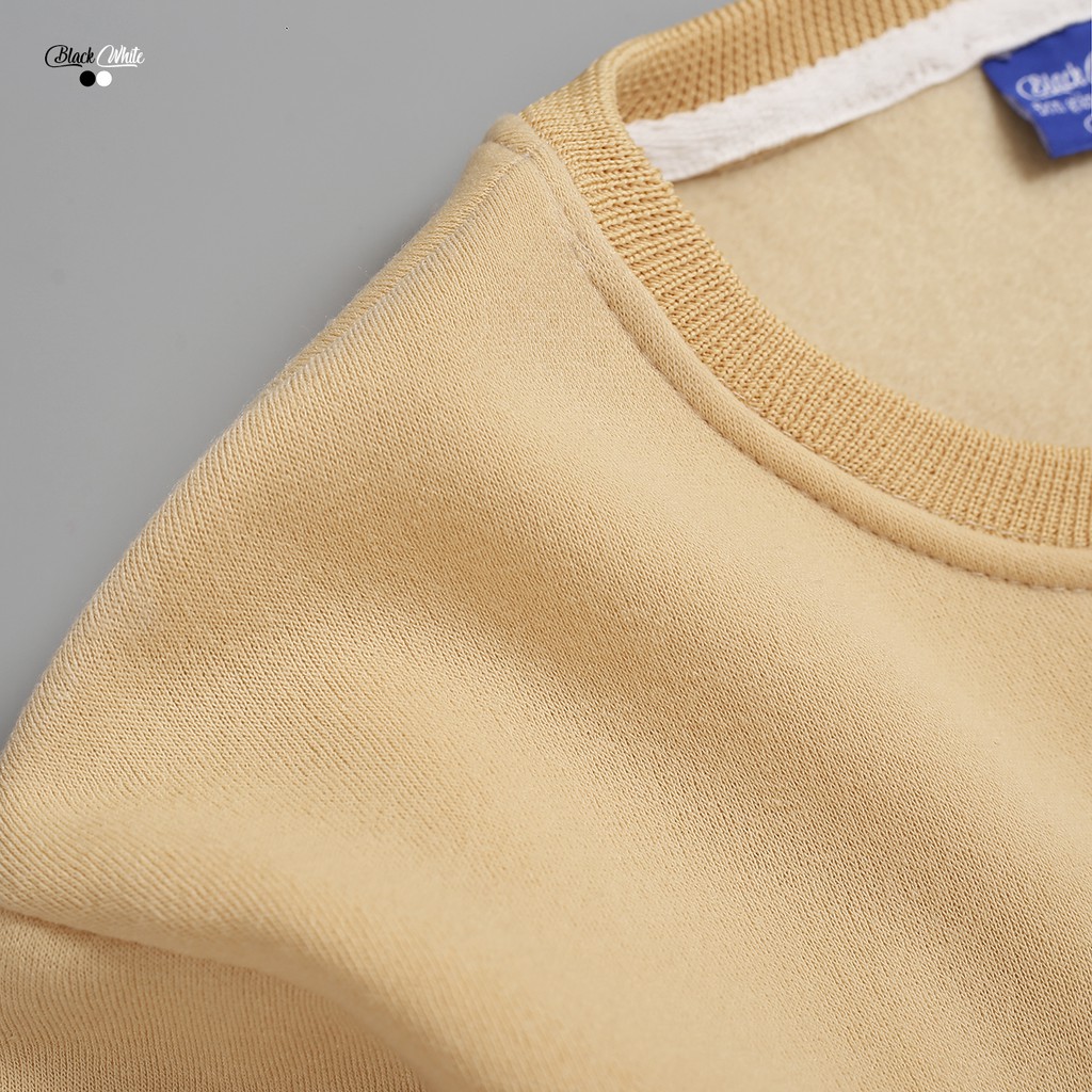 Áo Sweater Trơn Tone Màu Sang Trọng, Chất Vải Dày Dặn, Mềm Mại | BlackWhite Shirt Official