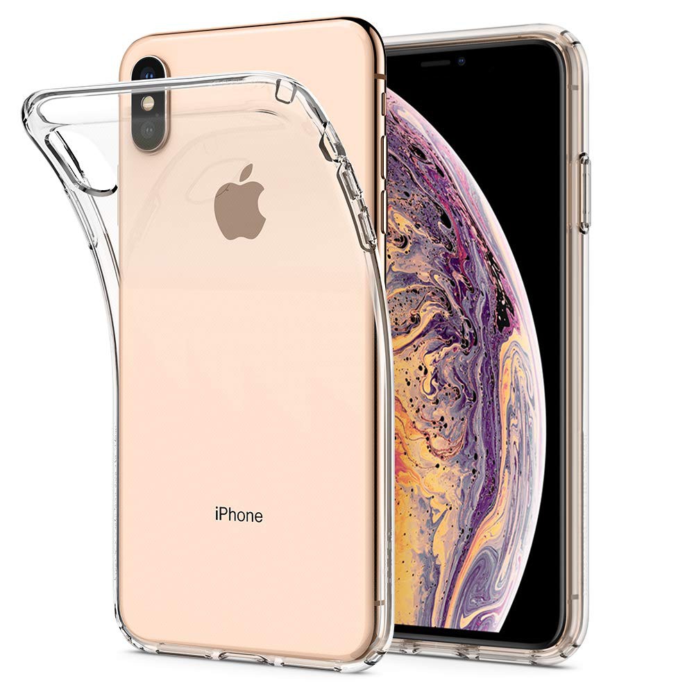 Ốp lưng iPhone Xs Max / Xs / XR Spigen Liquid Crystal, (Trong Suốt) - Hàng Chính Hãng.