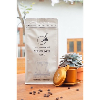 Cà phê nguyên chất Măng Đen Blend Thương hiệu Le Plateau dạng hạt dùng cho pha phin và máy gói 500 GramĐậm đà gây nghiền
