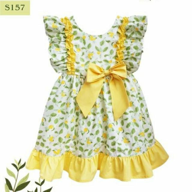 Váy đầm bé gái (ảnh thật) Oli River xinh rực rỡ