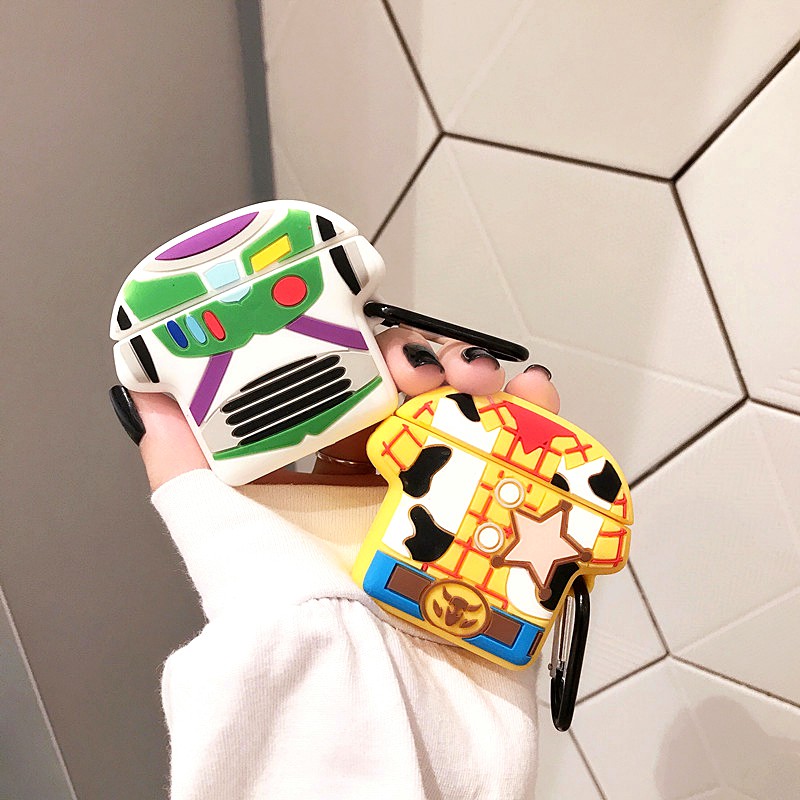 Vỏ bảo vệ hộp đựng tai nghe airpods trang phục nhân vật toy story xinh xắn