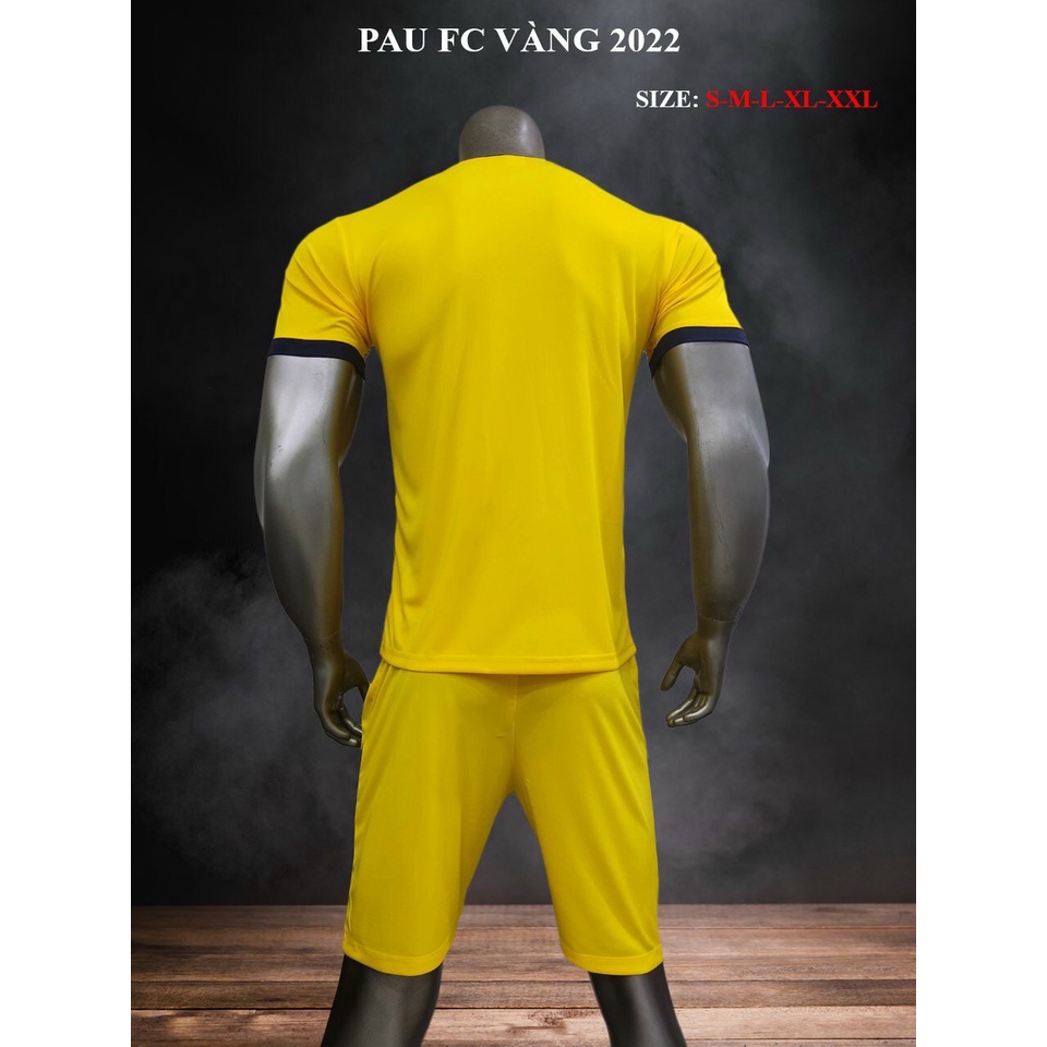 Bộ quần áo đá banh Pau FC vàng sân nhà 2023-JP
