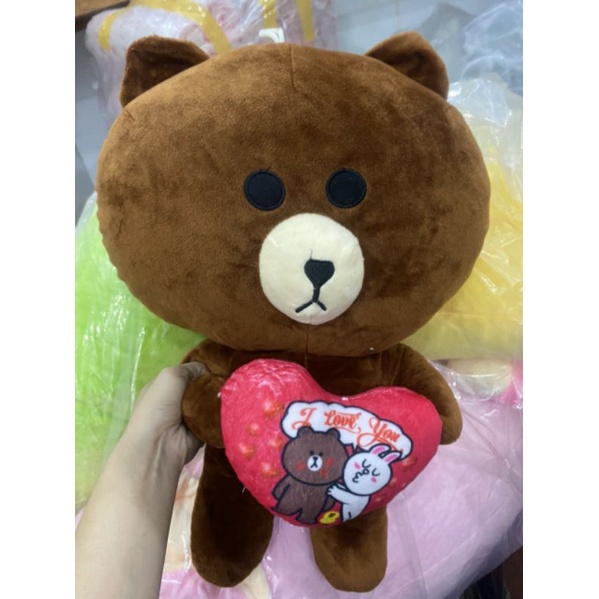 GẤU Brown 50CM Có Tim