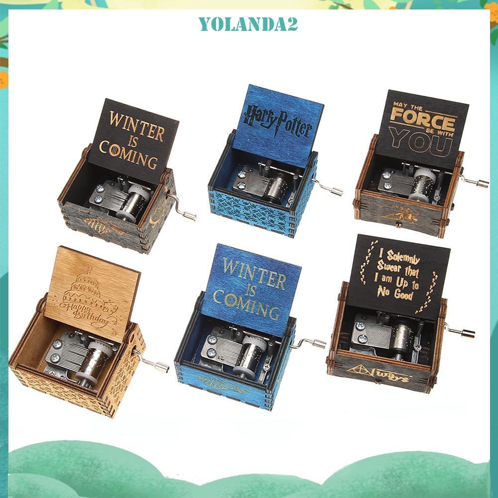 Hộp Nhạc Bằng Gỗ Vận Hành Thủ Công