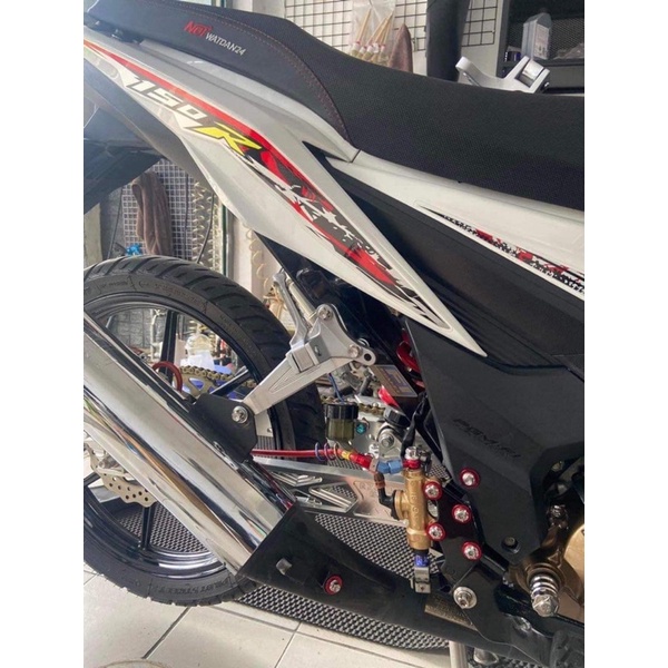 Pass gác chân vs pass pô malay gắn cho winner/sonic/ satria/raider