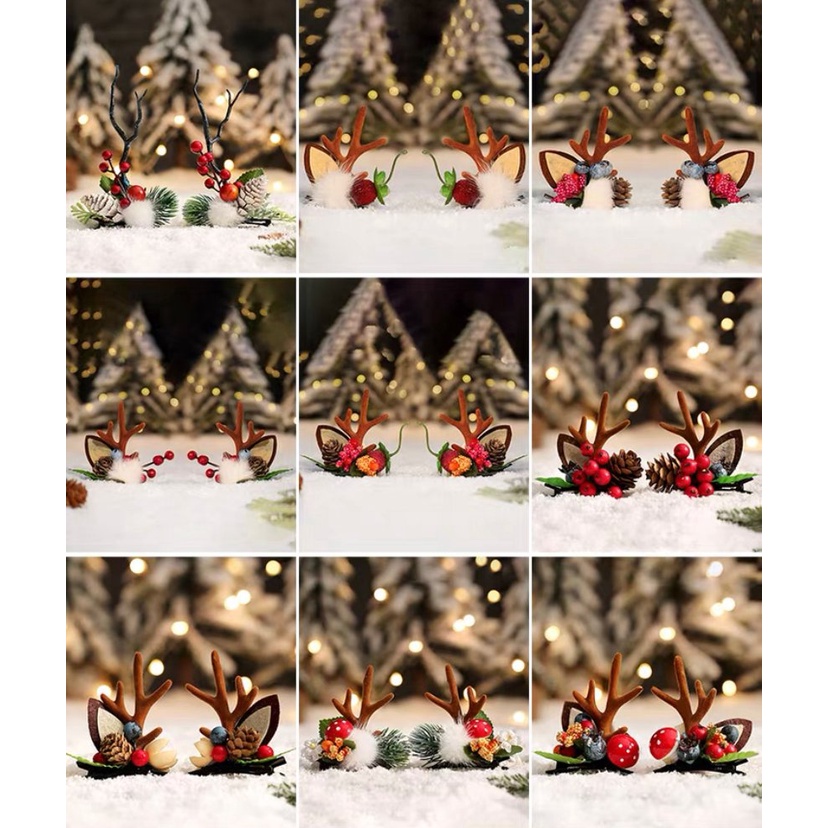 Kẹp tóc nữ giáng sinh