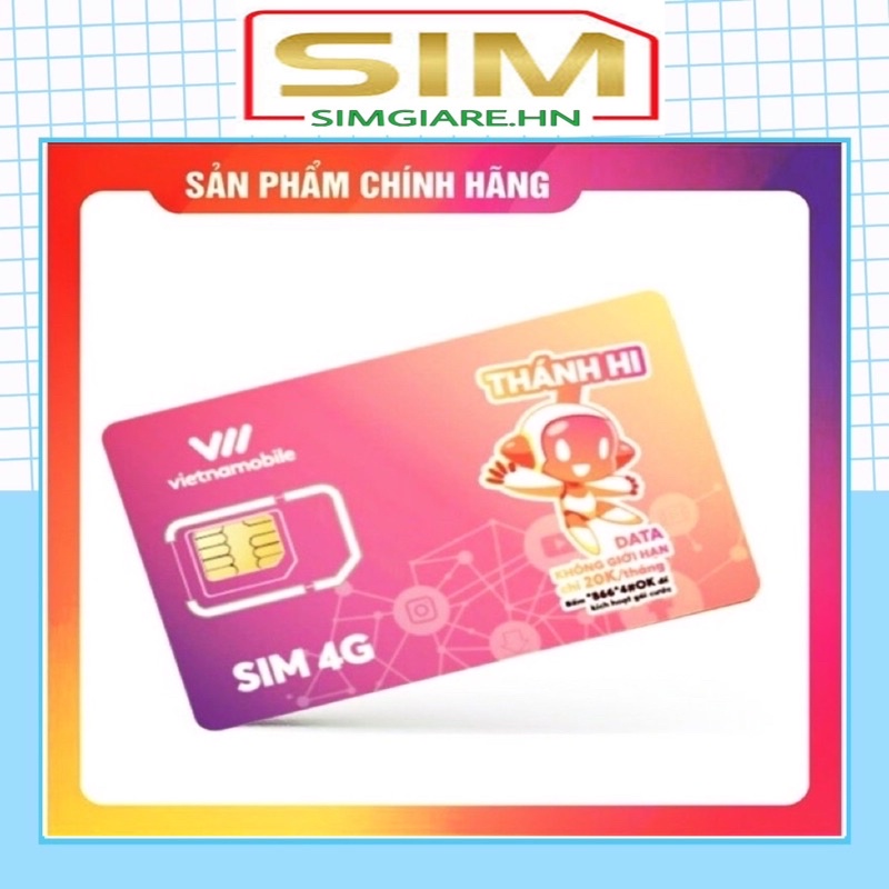 THÁNH SIM HI MỚI 4G Hoàn toàn miễn phí data 4G 1 THÁNG,gọi nội mạng chỉ 20K/1 tháng