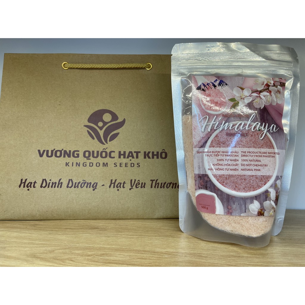 Đá muối Hồng HimaLaya 500g mịn