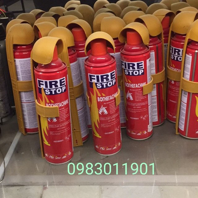 Bình cứu hỏa mini frestop 500ml, 1000ml dạng xịt bọt. Dập tắt mọi đám cháy