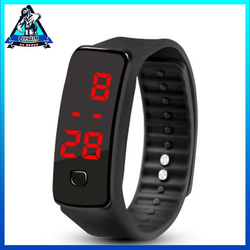 [Fitslim] Creative LED Silicone Wristband Bracelet Fashion Fitness Sports Band Watch