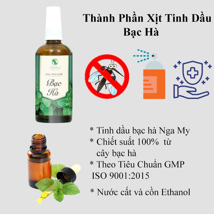 Tinh dầu xịt phòng đầy đủ các mùi hương, đuổi muỗi, khử mùi, kháng khuẩn hiệu quả an toàn