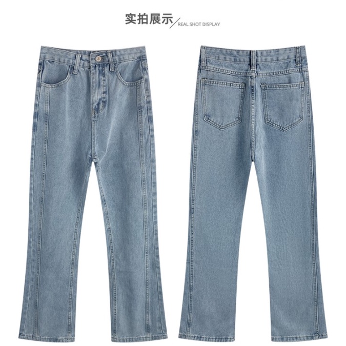 Quần Jeans Dài Ống Loe Thời Trang Dành Cho Nữ