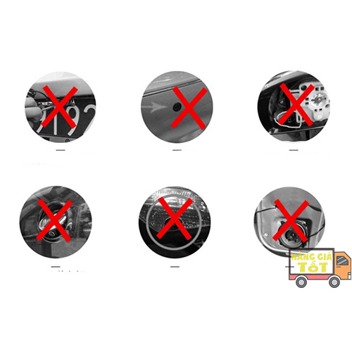 Combo Camera Cặp Lề Xóa Điểm Mù + Màn Hình 4.3 Inch Đứng