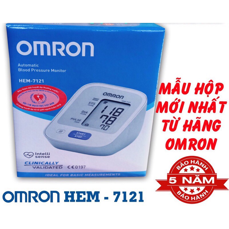 Máy Đo Huyết Áp OMROM hem 7121 bảo hành 5 năm