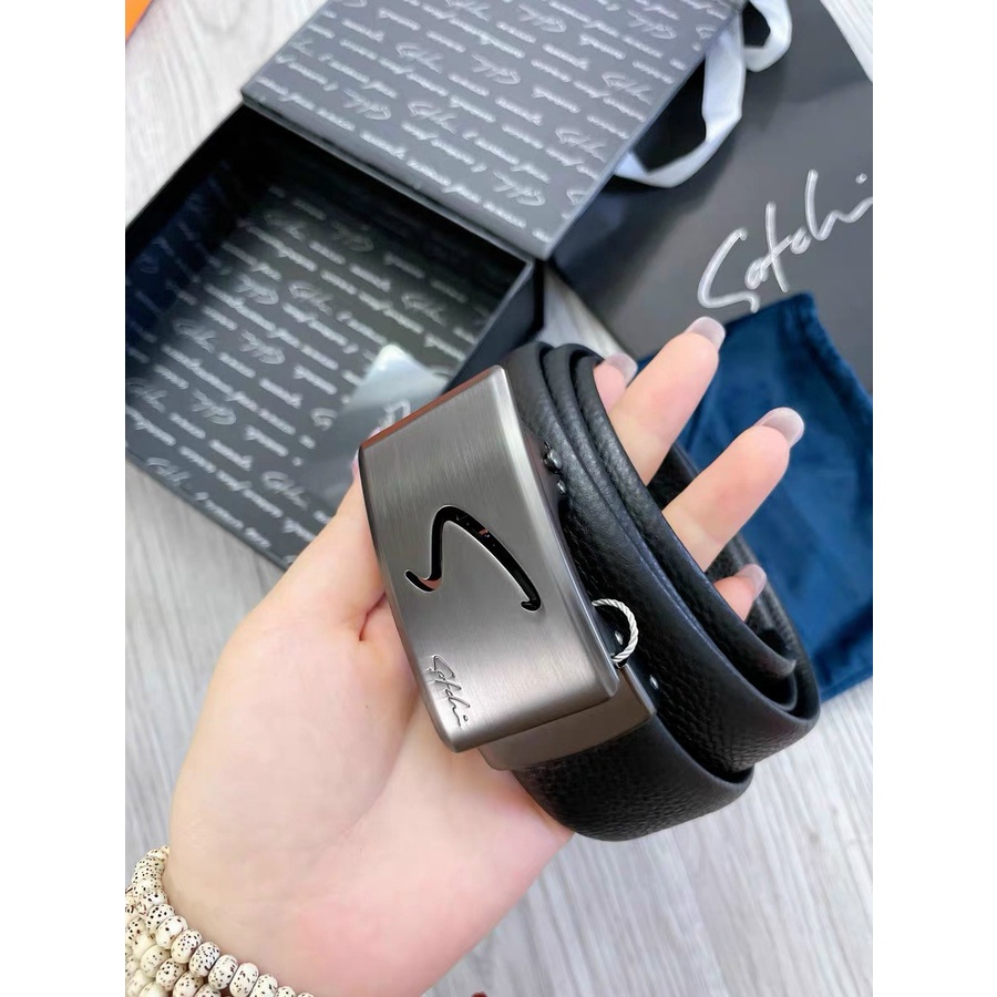 thắt lưng nam cao cấp satchi da thật hàng auth tuồn