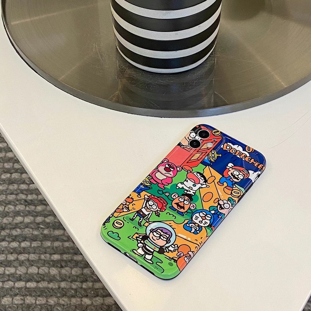 Q version cartoon is suitable for iPhone 7 8 + Ix Xr Xsmax 11 Pro Promax 12mini 12 Pro Promax mobile phone case | BigBuy360 - bigbuy360.vn