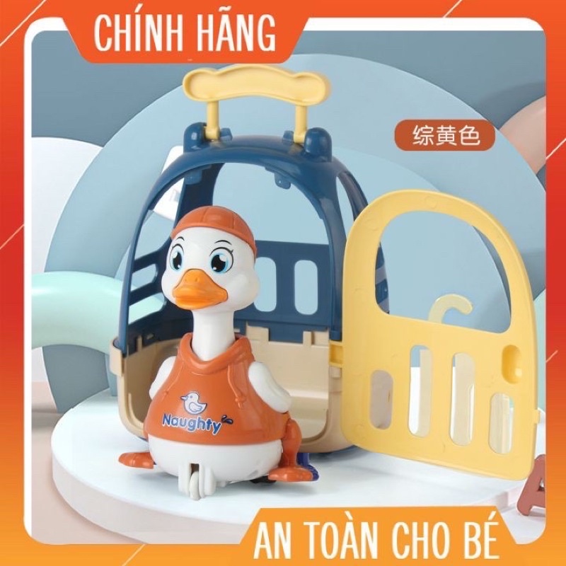 ĐỒ CHƠI VỊT CHẠY BÁNH ĐÀ CHỈ ẤN LÀ CHẠY BÉ CỰC KỲ THÍCH THÚ