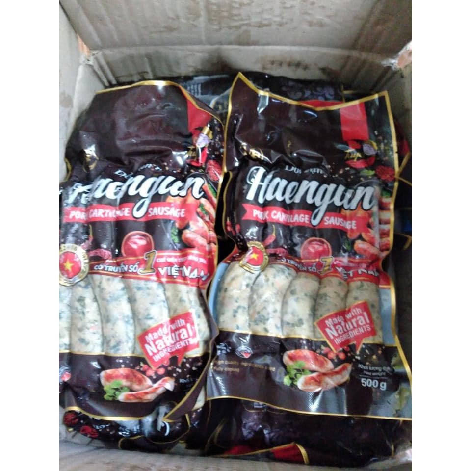 Dồi sụn Hà Thành//Haegun siêu ngon túi 500gr -10c