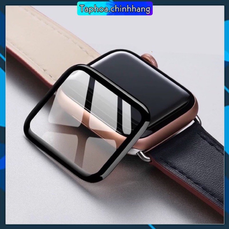 CƯỜNG LỰC FULL MÀN APPLE WATCH - TRONG SUÔT- CHỐNG TRẦY- ĐỦ SIZE 38/40/42/44/41/45/49