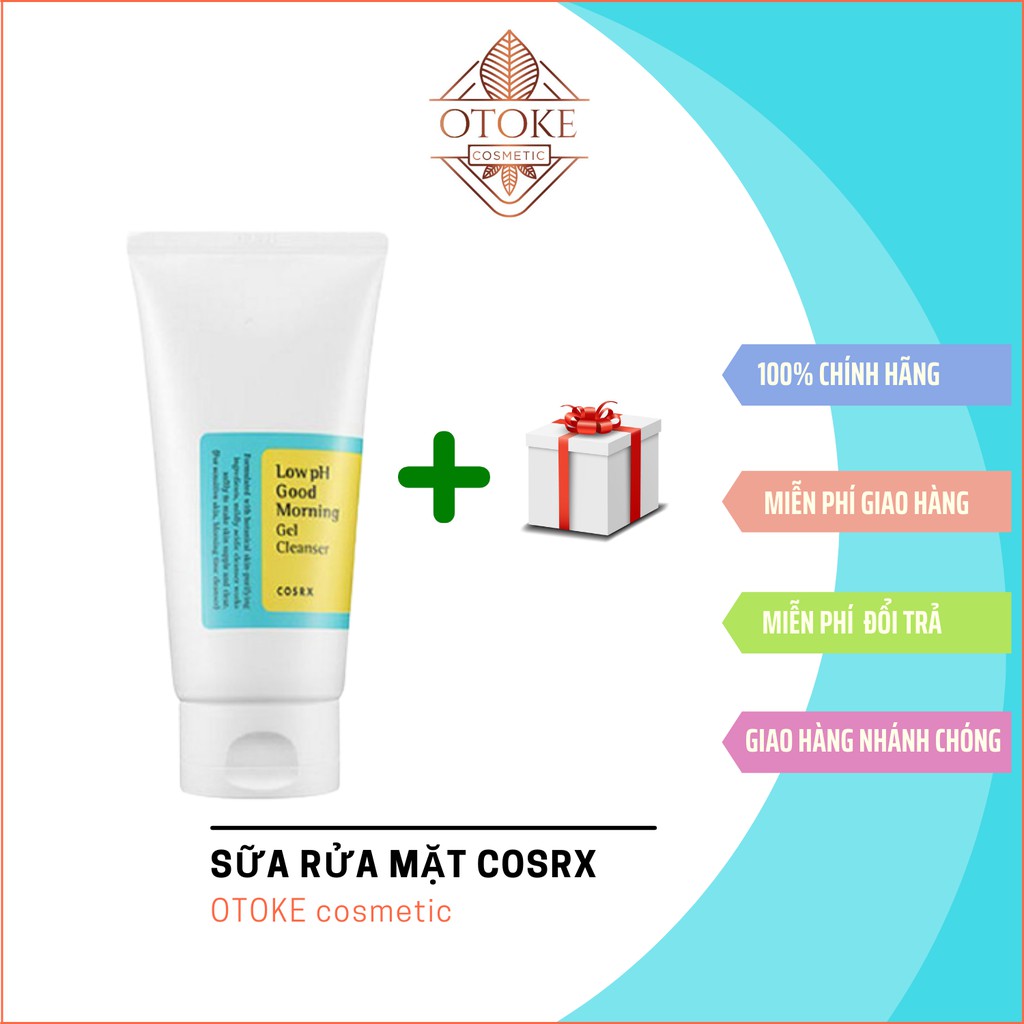 Sữa rửa Mặt Cosrx Low Ph Good Morning Gel Cleanser 150ml