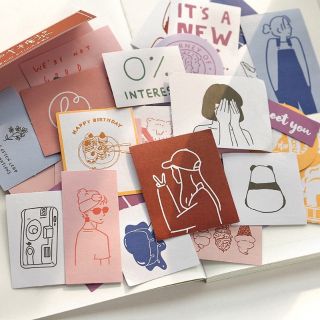Set sticker theo màu Stay Positive