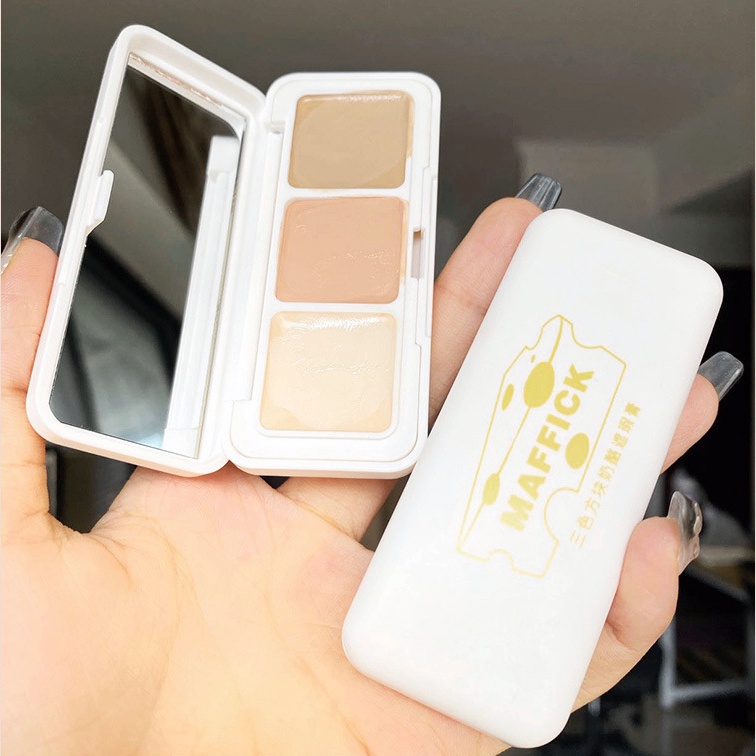 Kem Che Khuyết Điểm / Che Phủ Mụn / Quầng Thâm 3 Màu Lựa Chọn