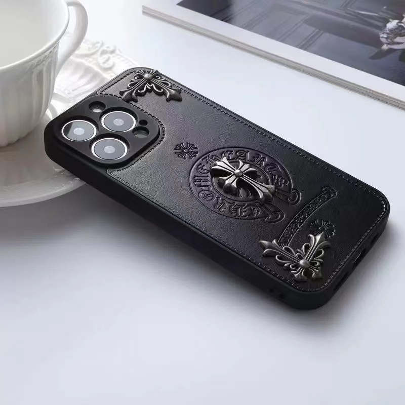 Ốp Điện Thoại Cứng Họa Tiết Chrome Hearts Cho iphone 13 pro Max 12 pro Max 11 X 6 6sp 7 8 plus XR Xs Max