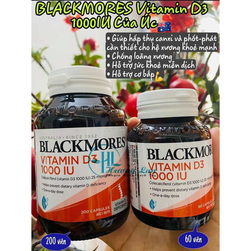 Vitamin D3 1000IU Blackmores Của Úc