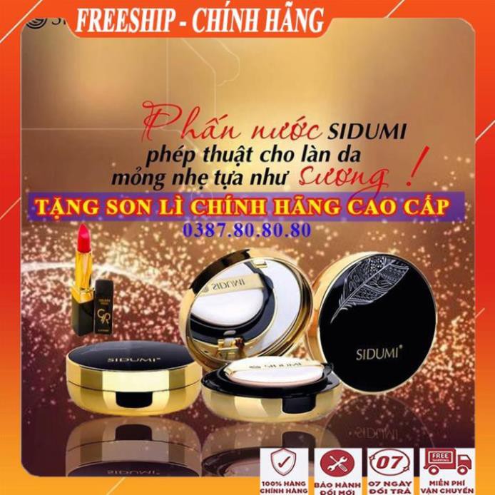 [ Freeship - 100% NHẬP KHẨU ] Phấn nước kiềm dầu che khuyết điểm sidumi/ CC BB Cushion cho da dầu da mụn đa năng cao cấp