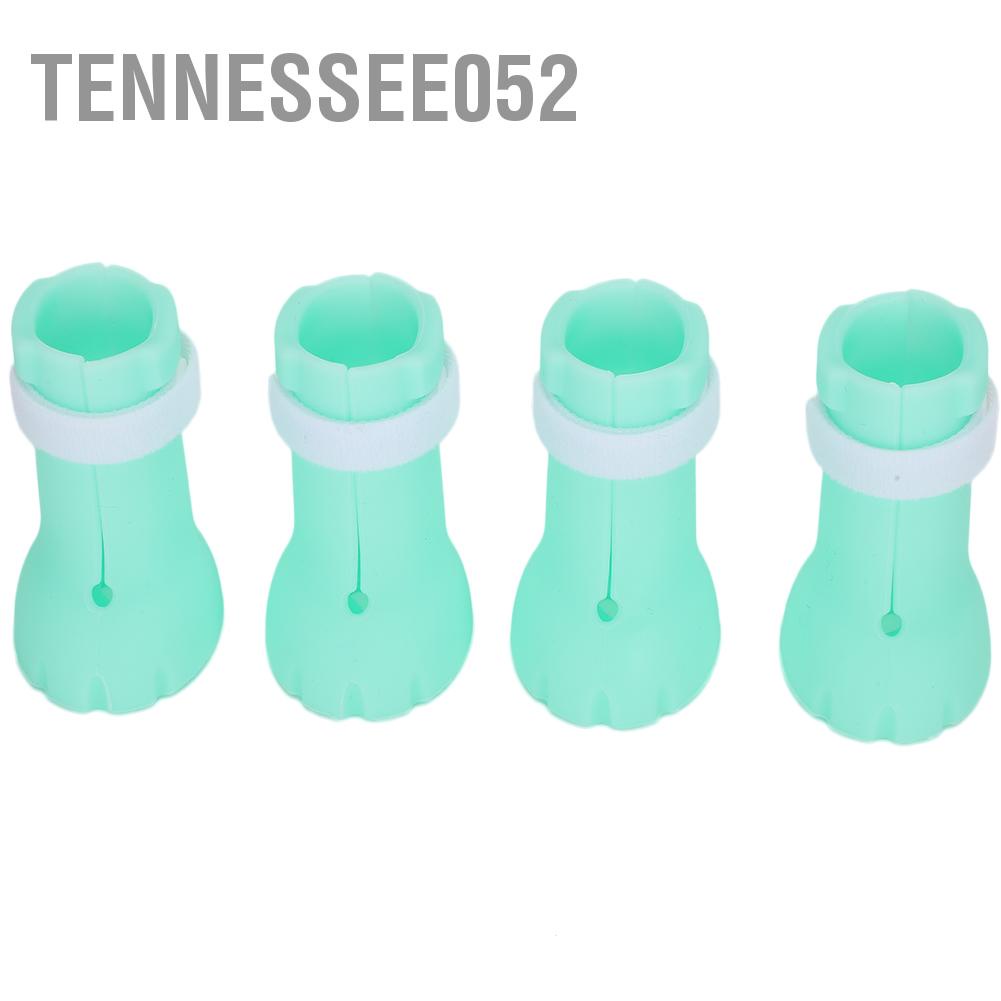 Bộ 4 Vỏ Bọc Bảo Vệ Móng Chân Mèo Chống Cào Tiện Dụng Giày Bốt