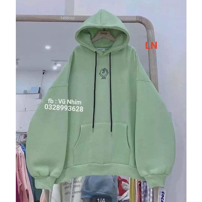 Áo hoodie em bé giữa ngực DA6