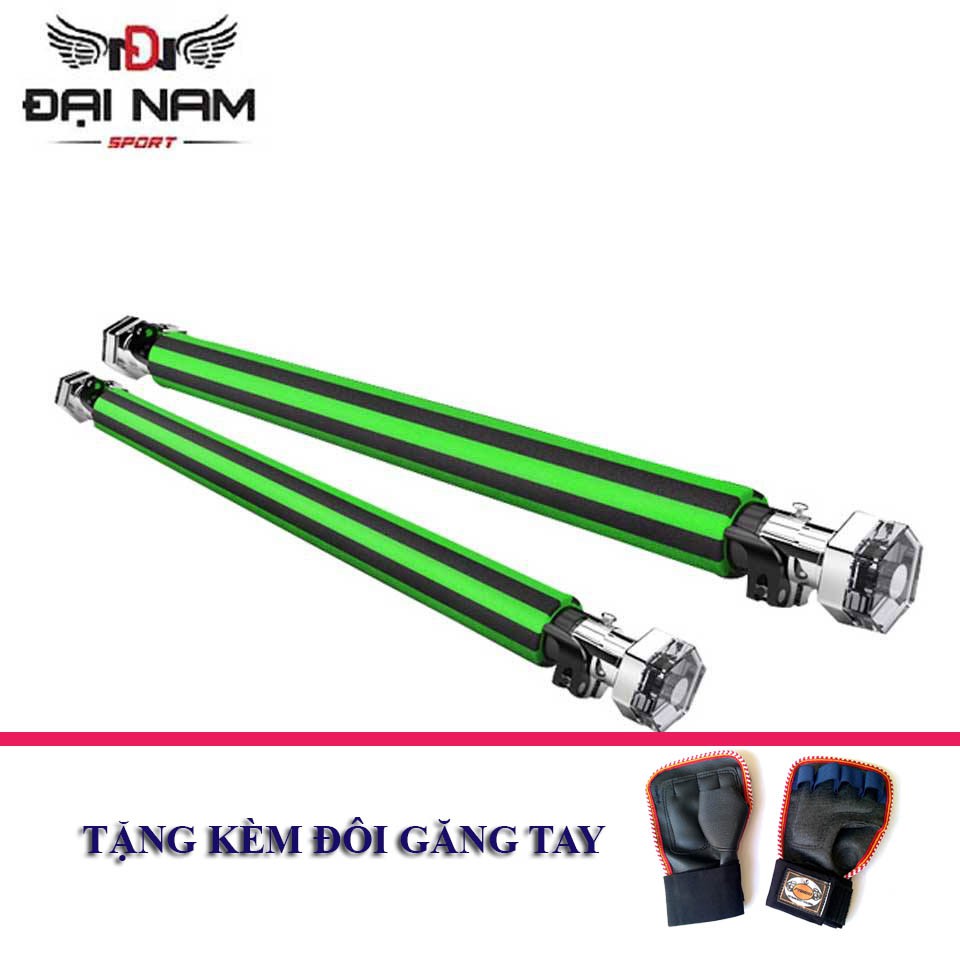 Xà đơn treo tường 2018 KT 80-130cm + Tặng găng tay tập xà