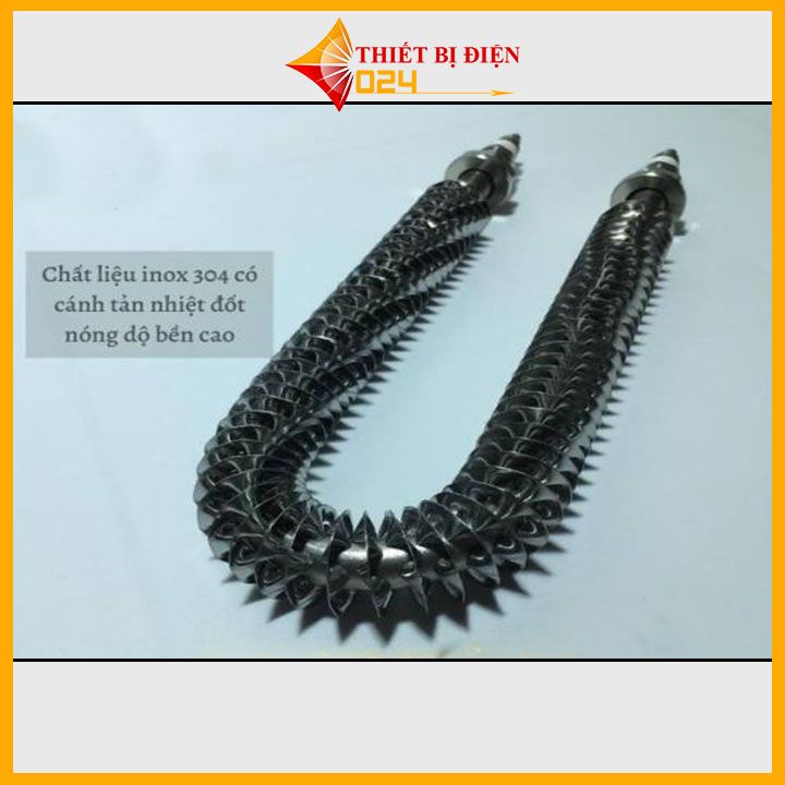 Điện Trở Sấy Khô Chữ U Thanh Nhiệt Cánh Tản Đốt Nóng 20cm 220V 380V