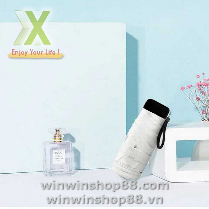 Dù xếp mini siêu gọn V.9 ô che nắng che mưa dù cầm tay dù cho trẻ em Andhere