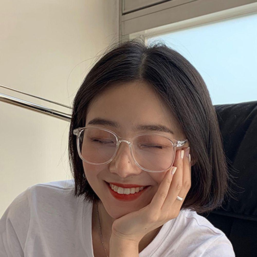 Kính Chống Ánh Sáng Xanh Hình Vuông Thời Trang Hàn Quốc