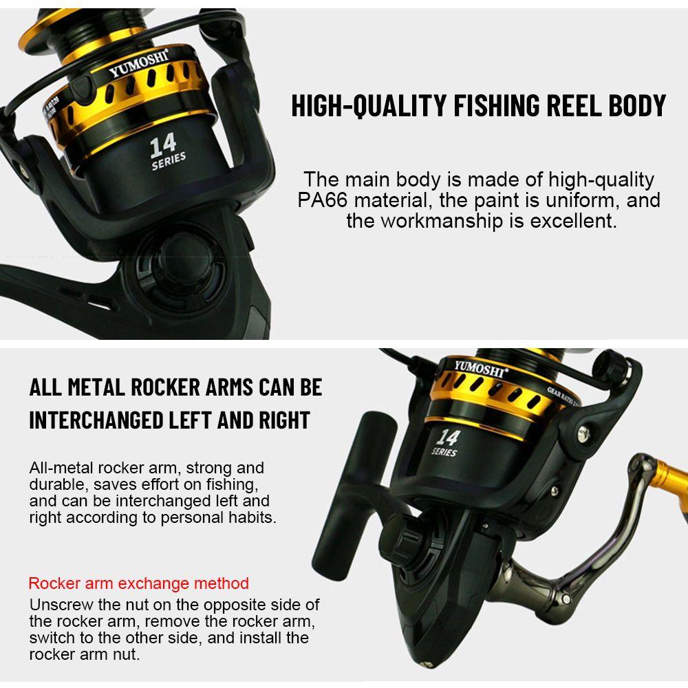 MAYSHOW Máy Câu Cá LT2000 Bằng Kim Loại Cao Cấp Chuyên Dùng