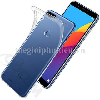 Ốp lưng silicon dẻo trong suốt Huawei Honor 7C siêu mỏng 0.5 mm - Giá rẻ