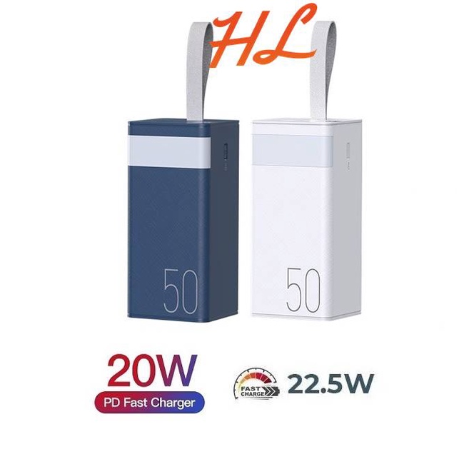 Pin Dự Phòng Remax RPP-321 50000mAh - Sạc Nhanh QC 18W, 22.5W, PD20W - BH 12 Tháng - Hunglongpc
