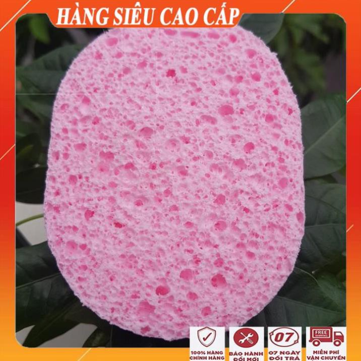 [FreeShip - HÀNG AUTH] Miếng bọt biển rửa mặt lỗ sidumi/Bông mút rửa mặt tạo bọt, tẩy tế bào chết và massage