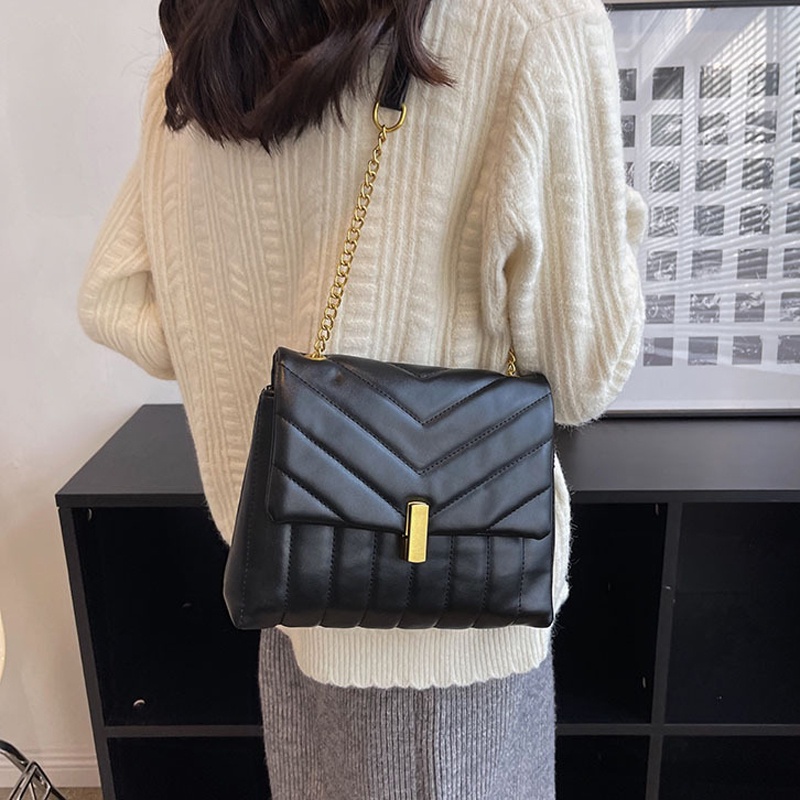 Túi đeo chéo IELGY màu sắc đơn giản phong cách retro cho nữ