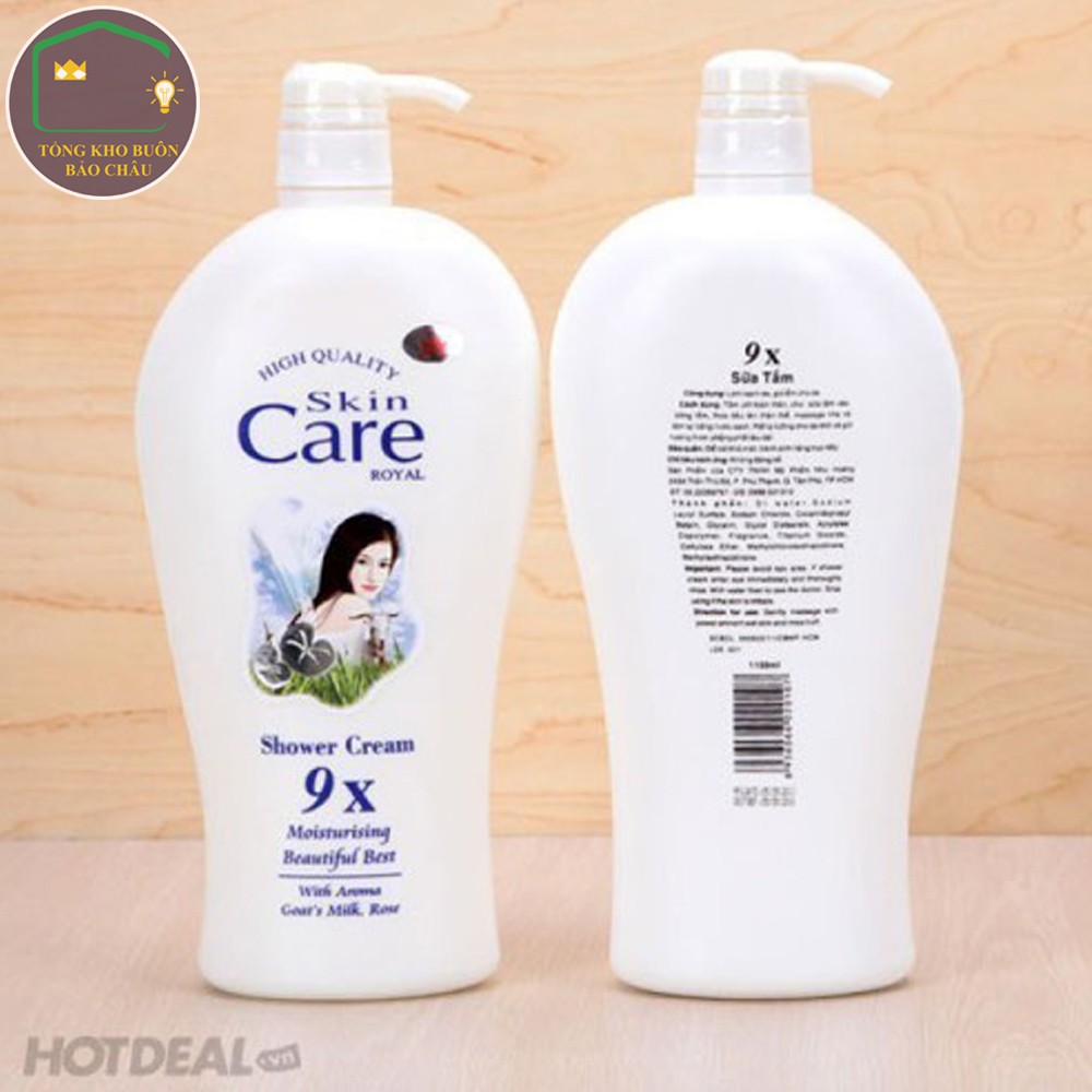 Sữa Tắm Dê White Care 9X Sáng Mịn Hơn Thơm Lâu Hơn