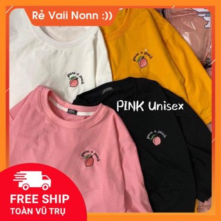 [THUN THÁI-GIẢM 50%]  Áo thun tay lỡ QUẢ ĐÀO Unisex