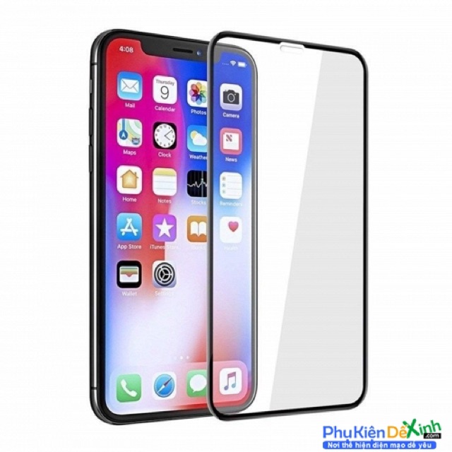 Miếng dán cường lực full màn hình chính hãng ToTu iphone 6/7/8, 6plus/7plus/8plus, X, Xr, Xs Max