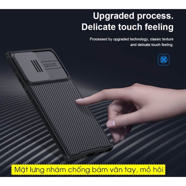 Samsung Note 20 Ultra,5G_Ốp lưng Nillkin  trượt bảo vệ Camera Camshield chống sốc bảo vệ máy