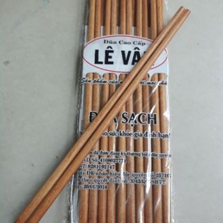 Đũa gỗ cao cấp Lê Vân (Combo 10 đôi)