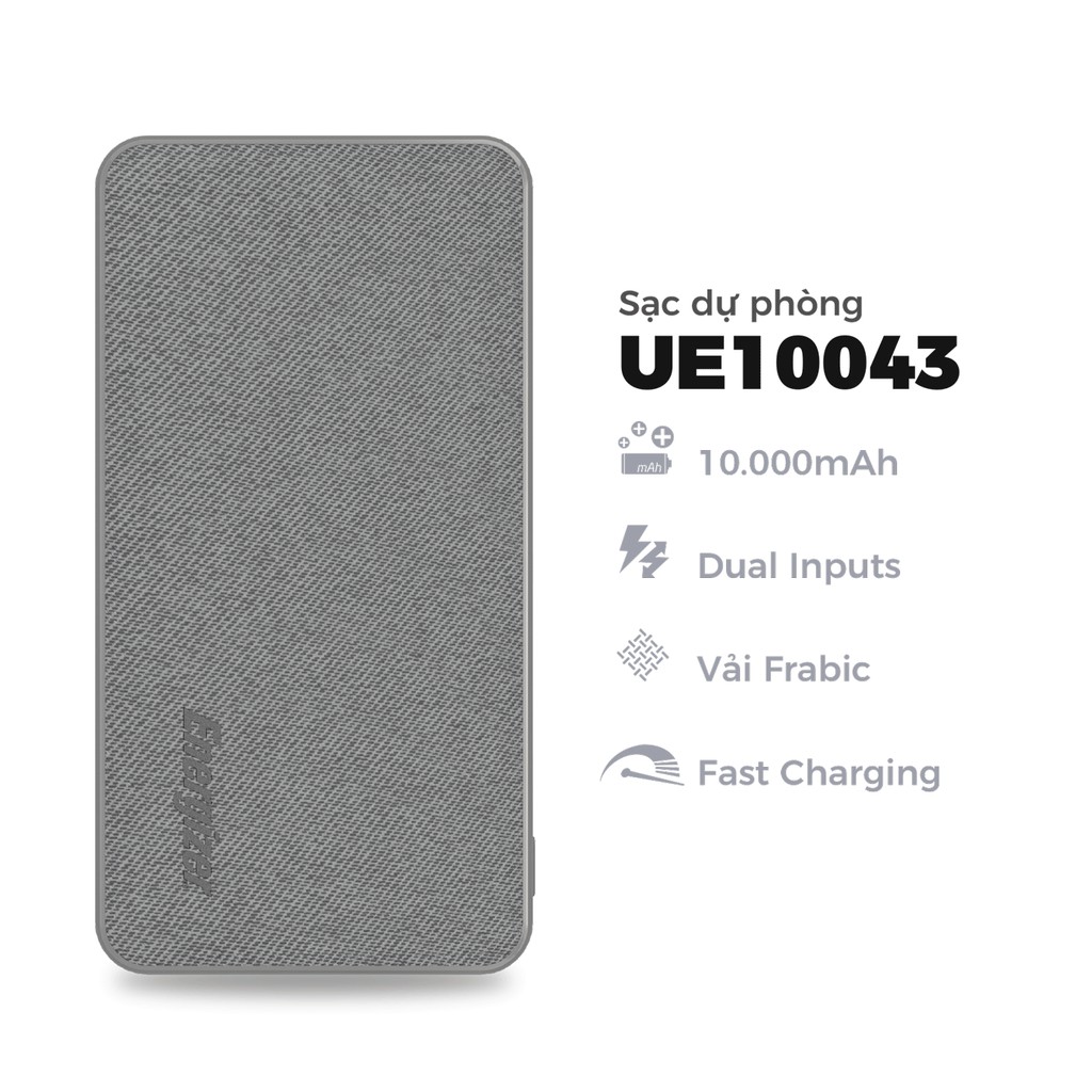 Combo sạc dự phòng Energizer 10,000mAh UE10043 - sạc Mophie 10W - cáp Mophie A to Lightning 1M - Hàng Chính Hãng