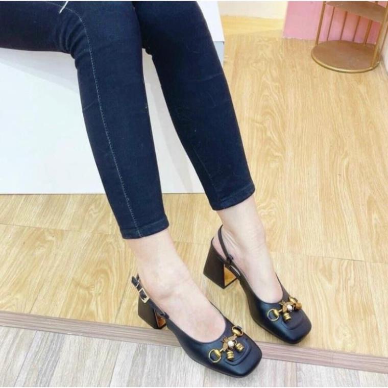 Sandal Gucci Ong 2 Màu Trắng Đen Full Size 35-39