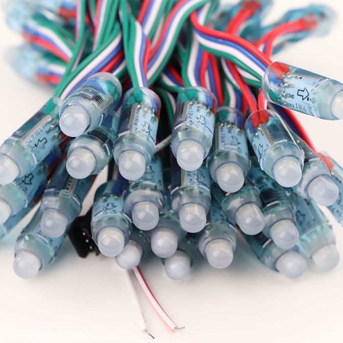 Led Đúc F8 Full Màu 1916 Bó 50 Led - Cháy Led Trước Led Sau Vẫn Chạy